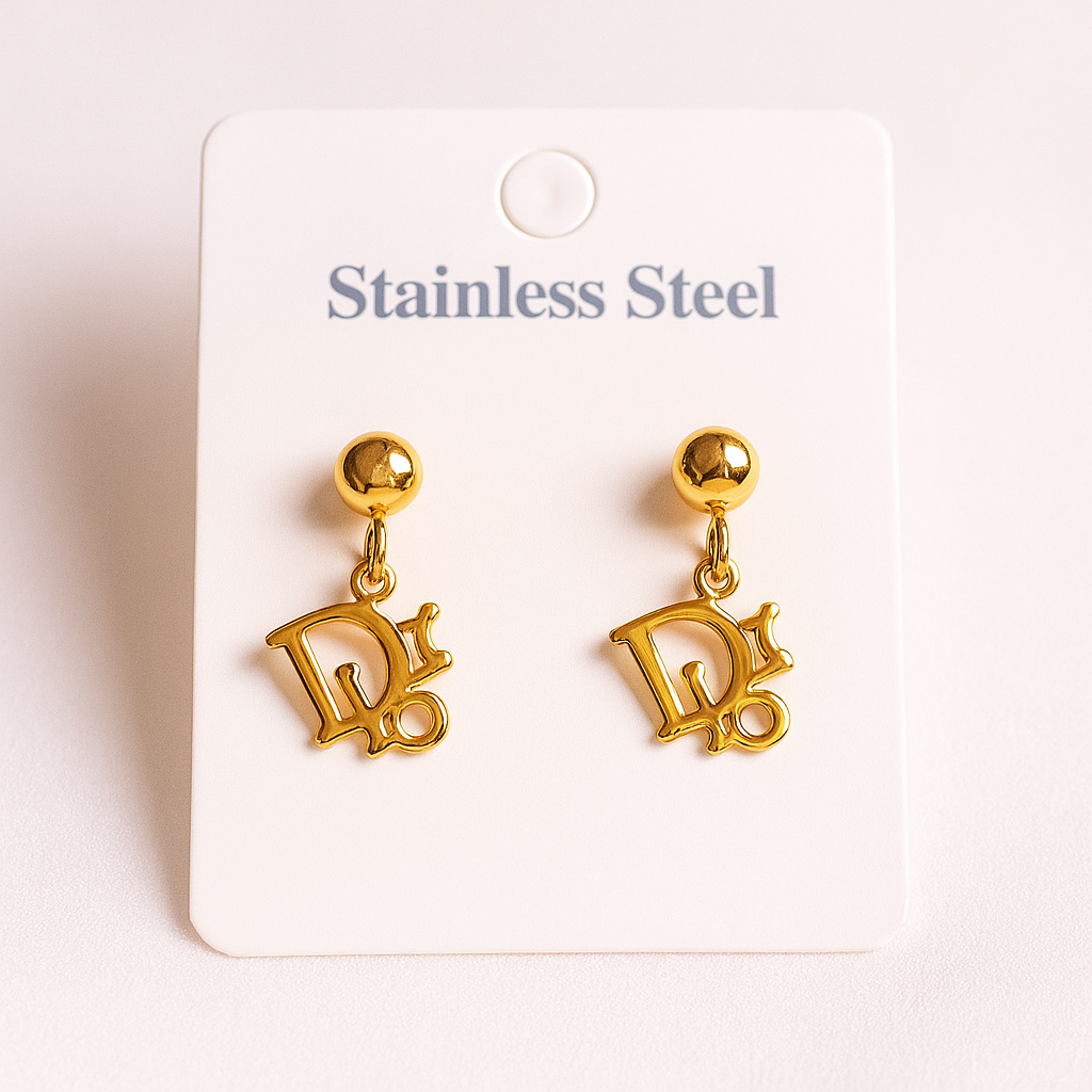 Dior Golden Charm Luxe Earrings