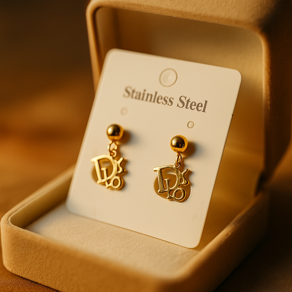 Dior Golden Charm Luxe Earrings