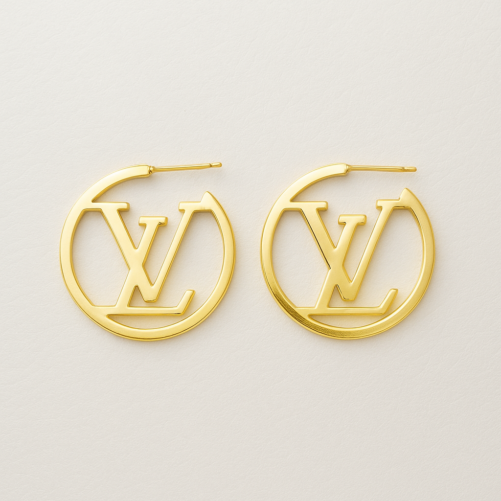 LV Golden Muse Hoops