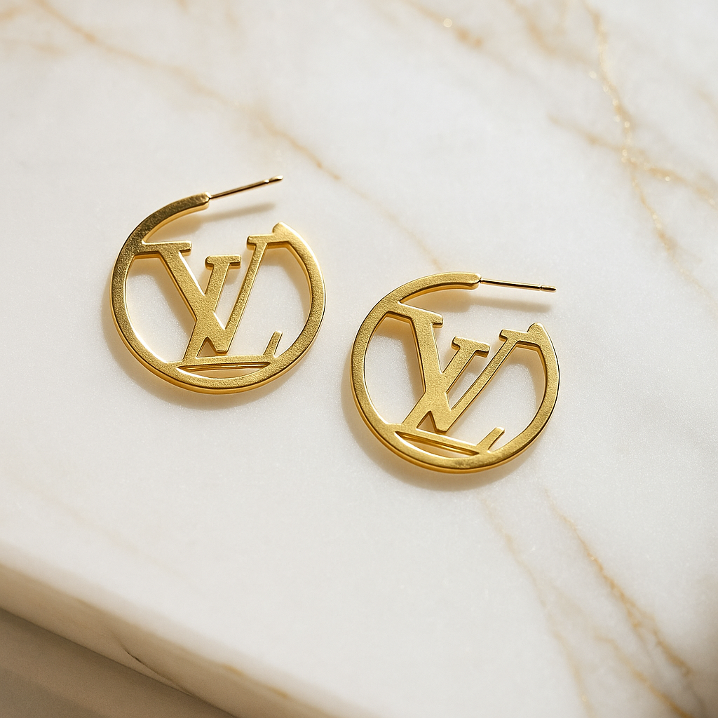 LV Golden Muse Hoops
