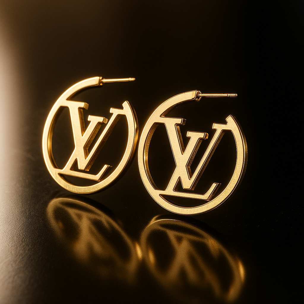 LV Golden Muse Hoops