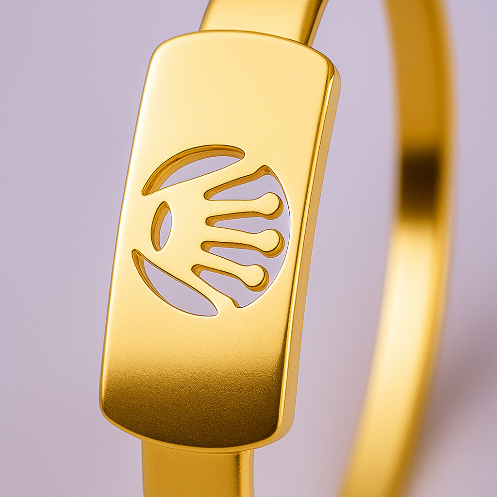 CrownAura Signature Gold Bracelet