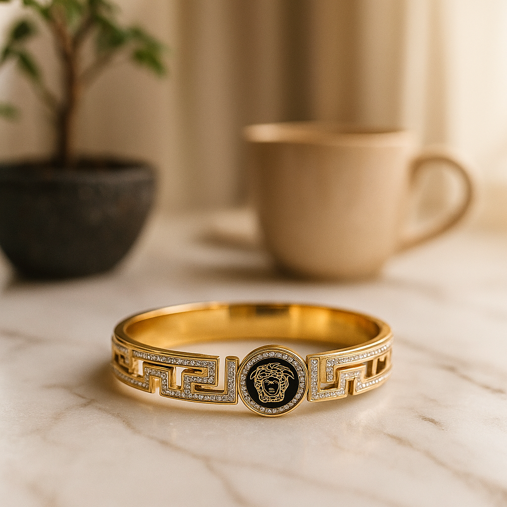 Aurelia Luxe Medusa Bangle