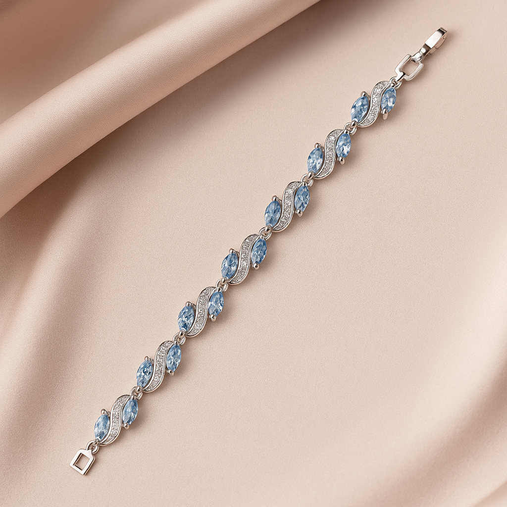 Blue Celeste Sparkle Bracelet