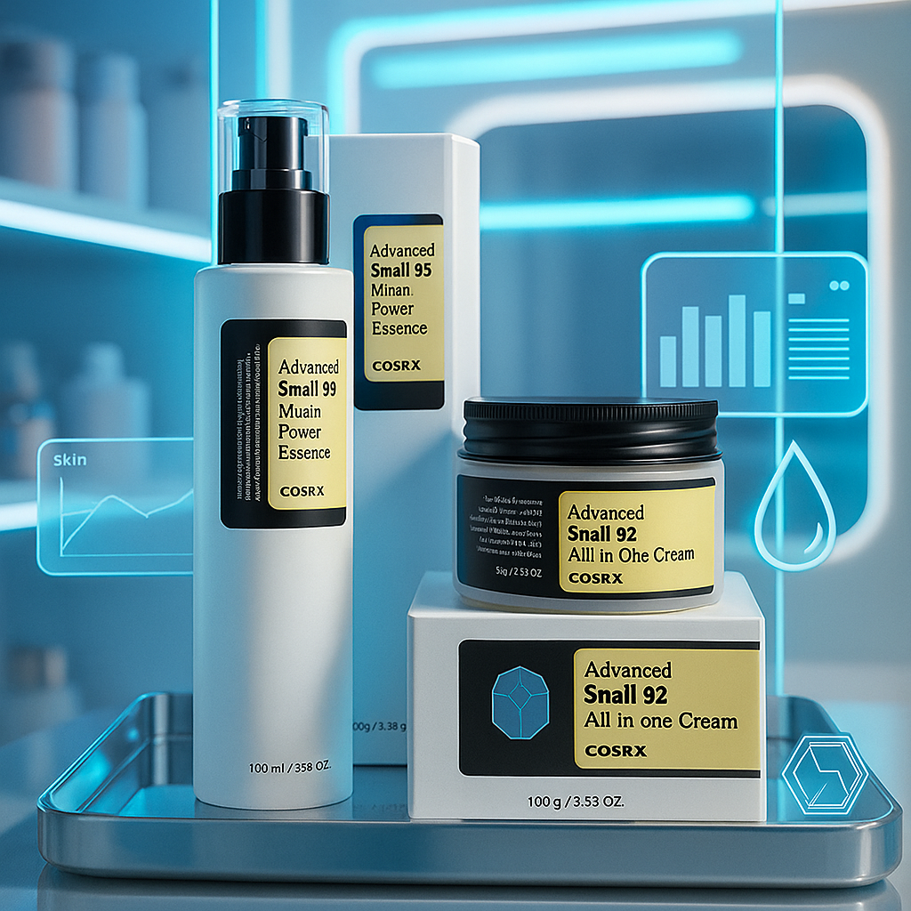 COSRX-Advanced Snail Mucin Power Essence & COSRX-Advanced Snail 92 All In One Cream