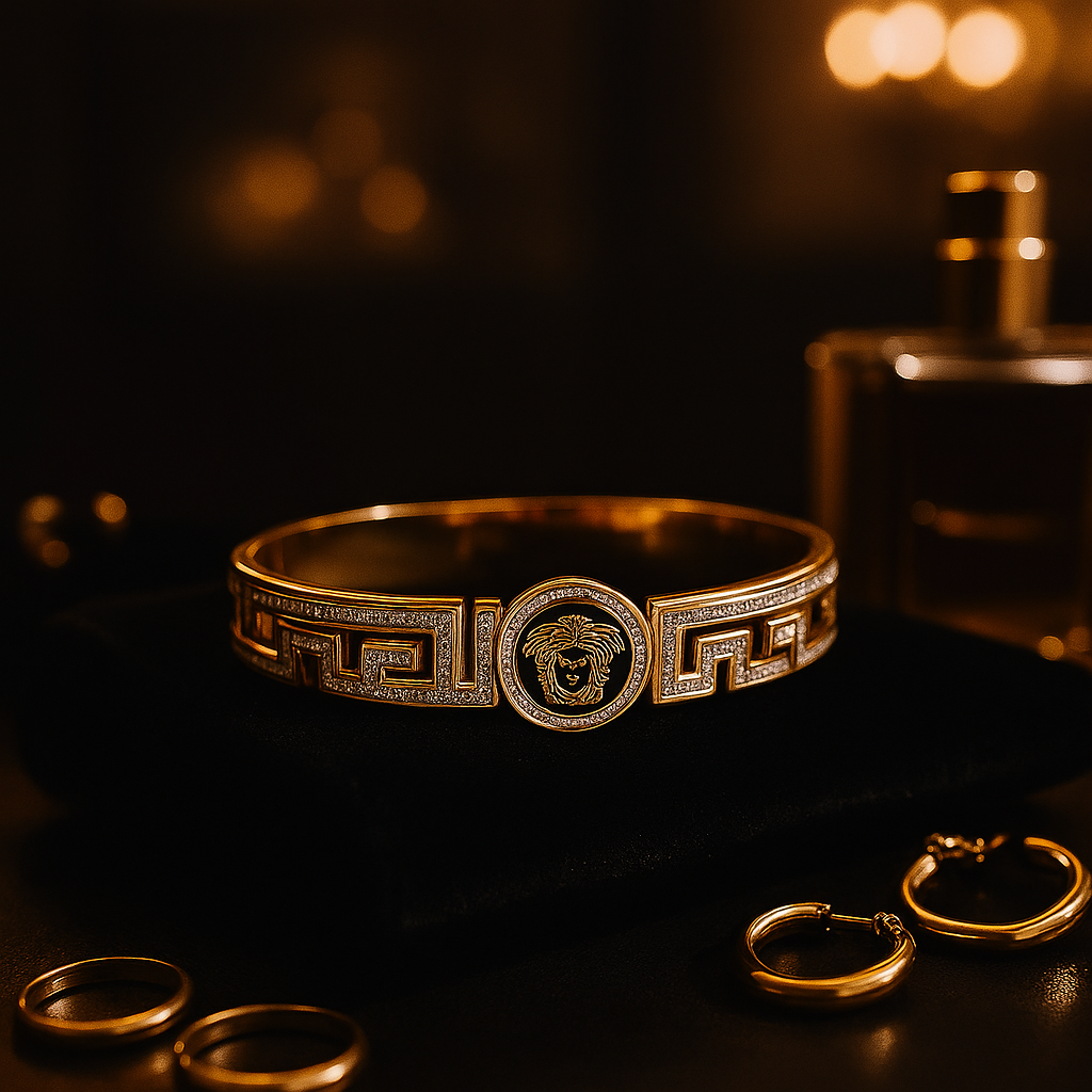 Aurelia Luxe Medusa Bangle