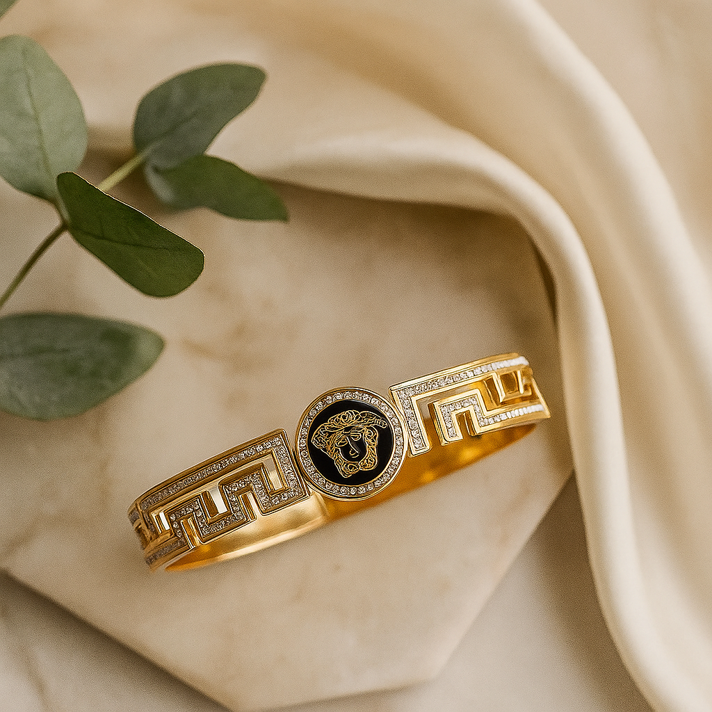 Aurelia Luxe Medusa Bangle
