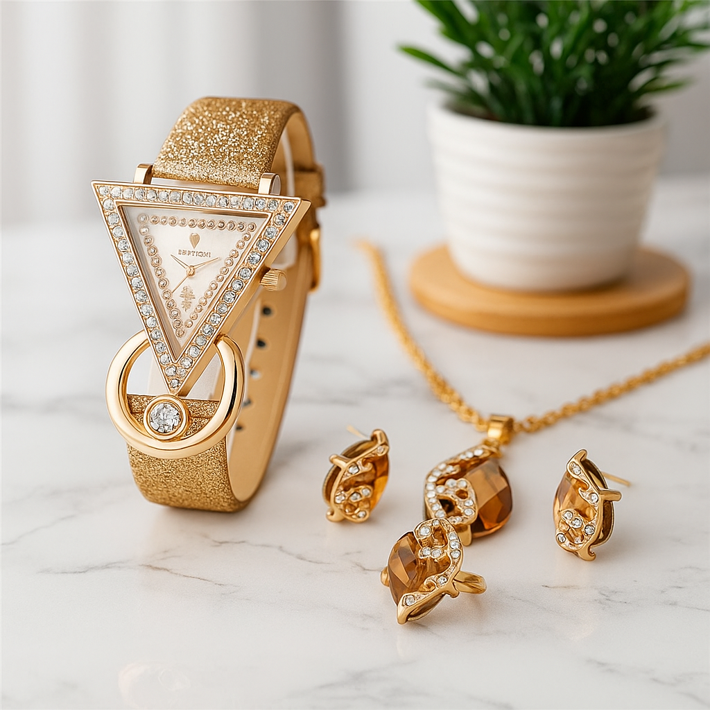 Golden Glow Glam Set