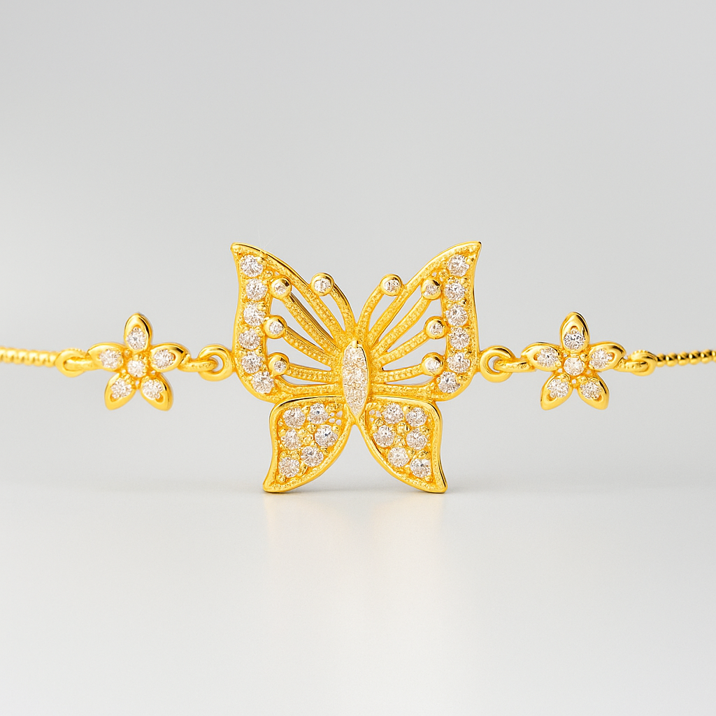 Butterfly Bliss Gold Bracelet