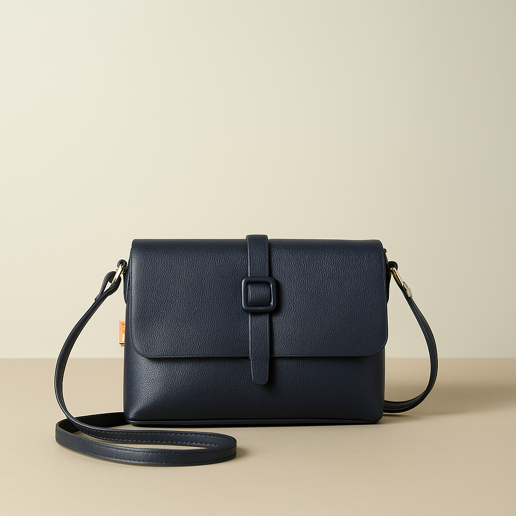 Urban Sleek Shoulder Bag - Blue