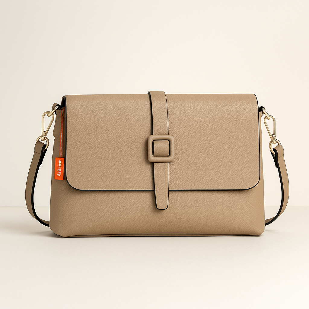 Urban Sleek Shoulder Bag - Beige