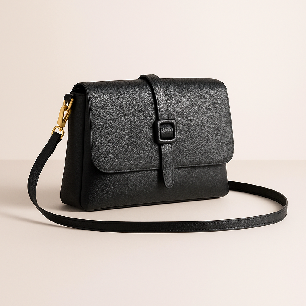 Urban Sleek Shoulder Bag - Black