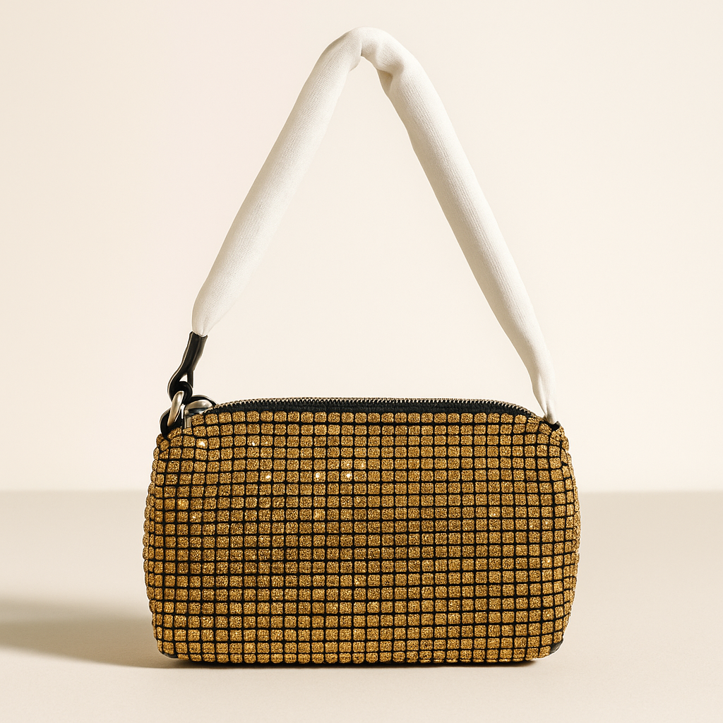Alexander Wang LuxeGleam Shoulder Bag - Gold