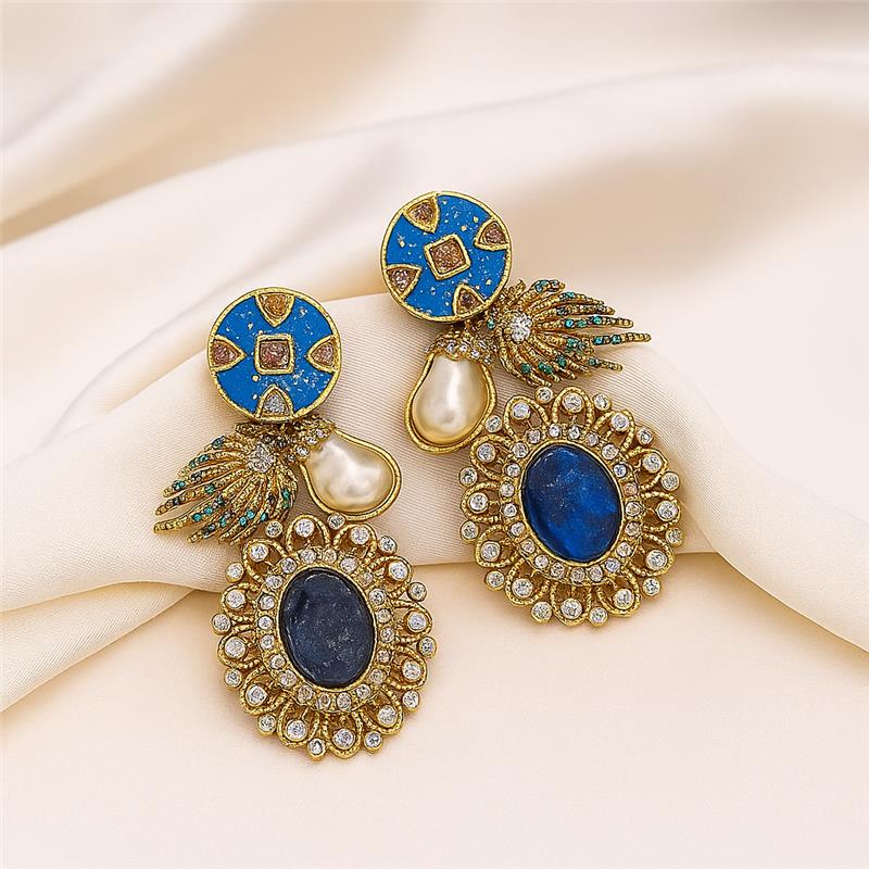 Royal Blue Elegance Earrings