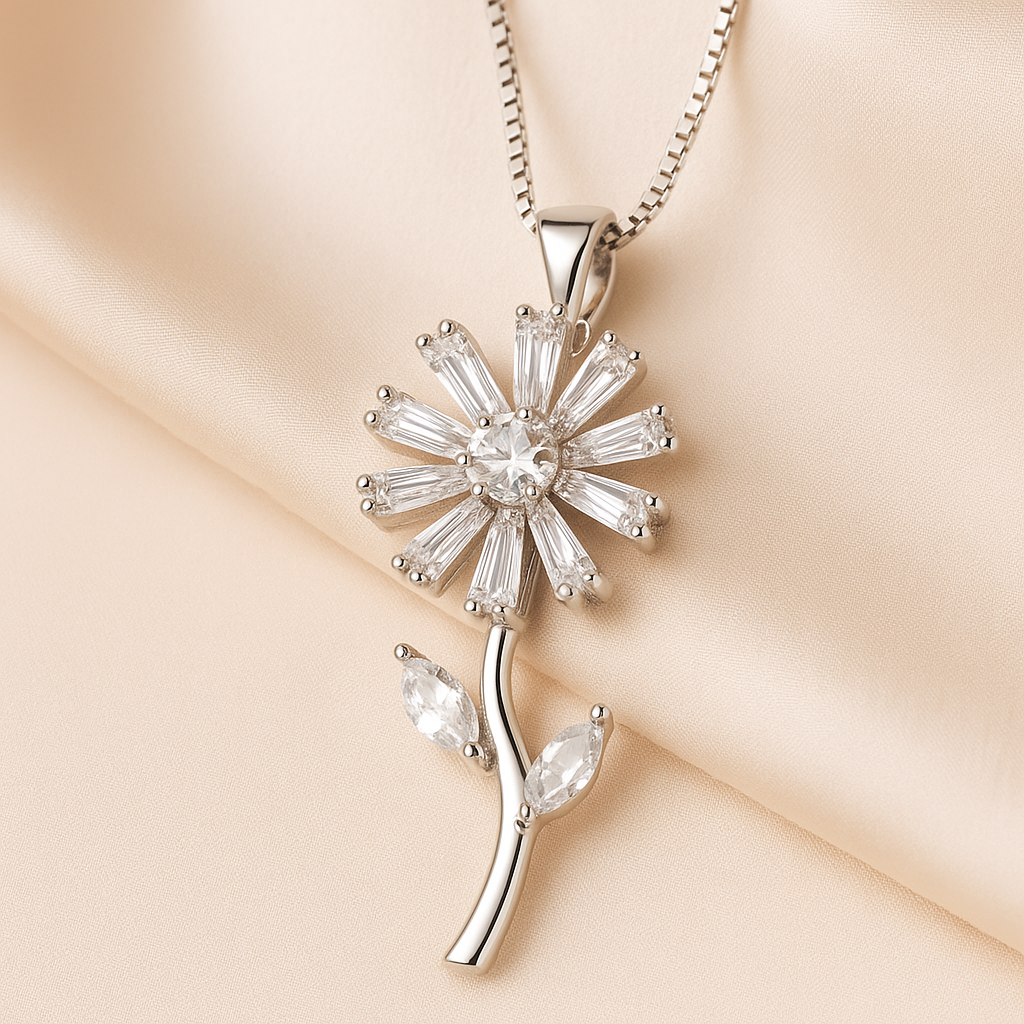 Elegant Floral Bloom Necklace