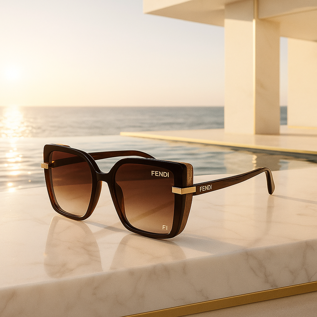 FENDI Luxe Square Sunglasses