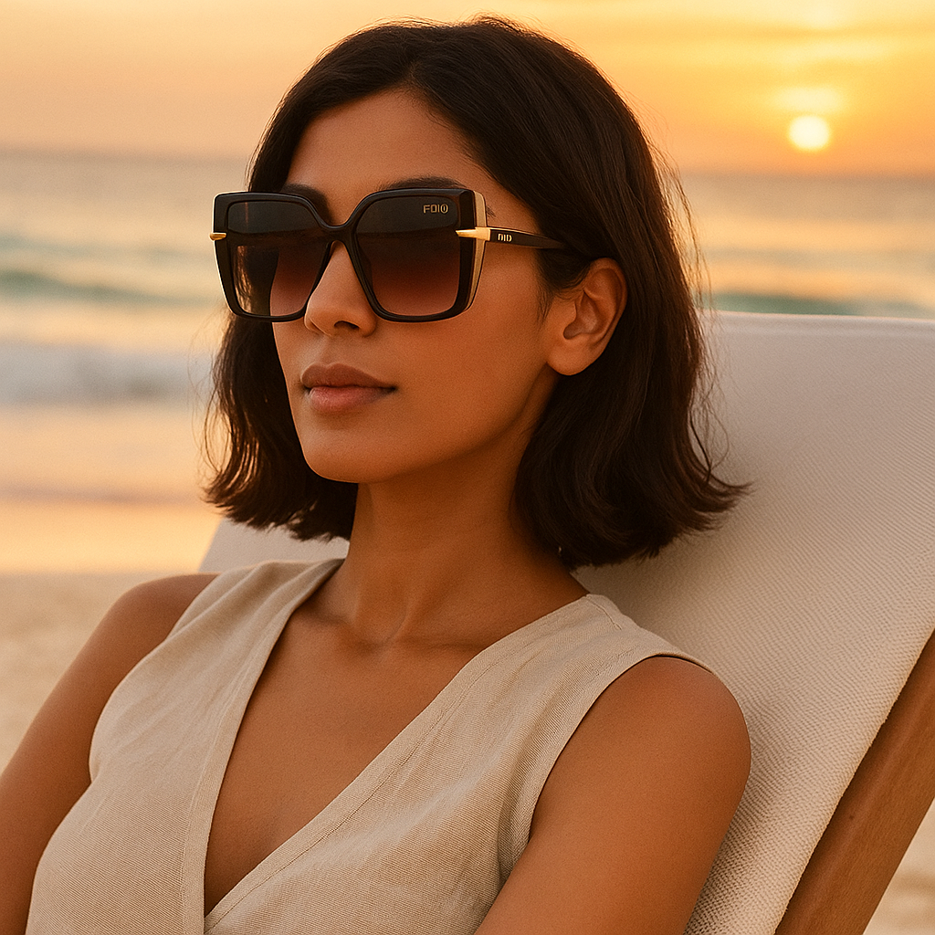 FENDI Luxe Square Sunglasses