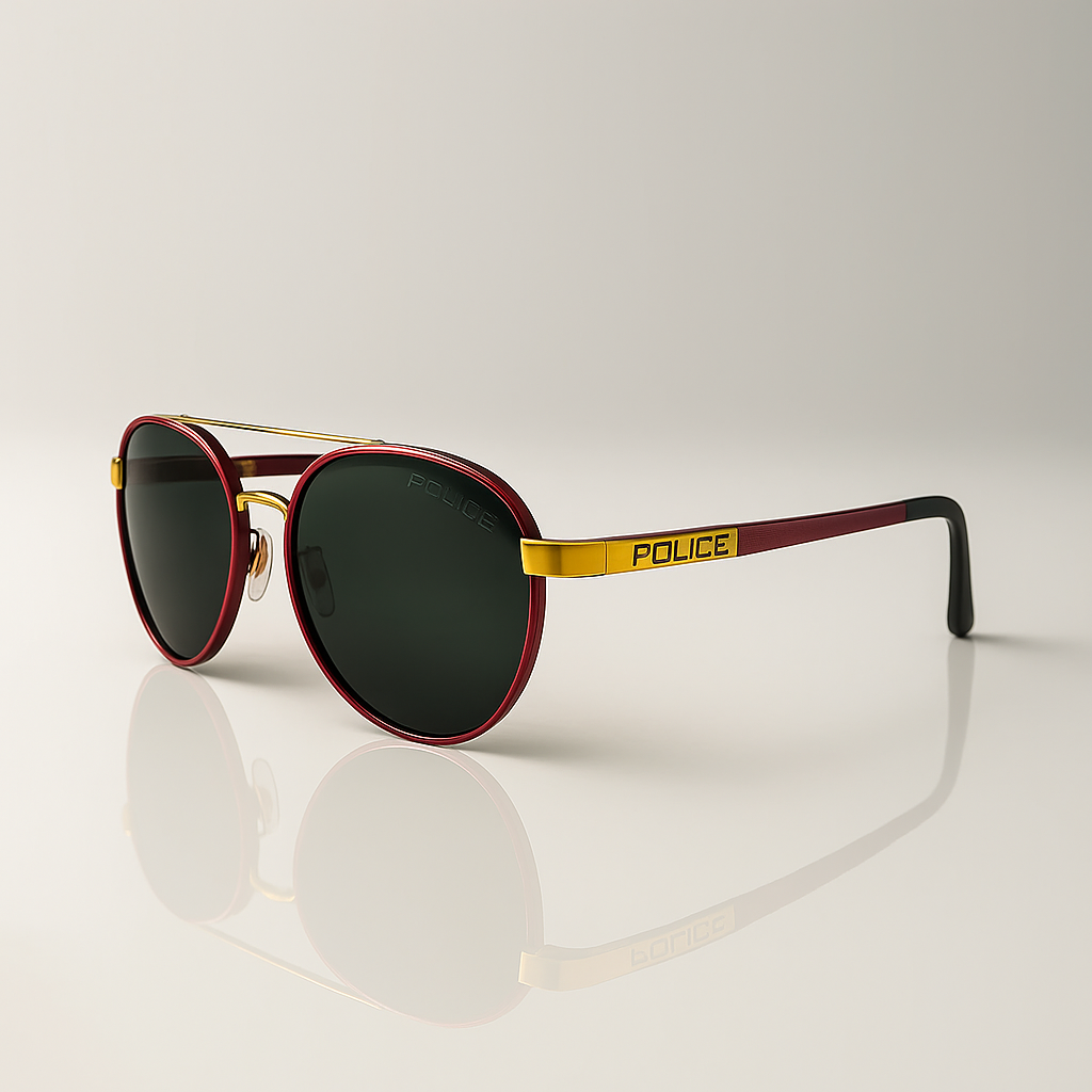 Police Aviator Shield: Red Edition