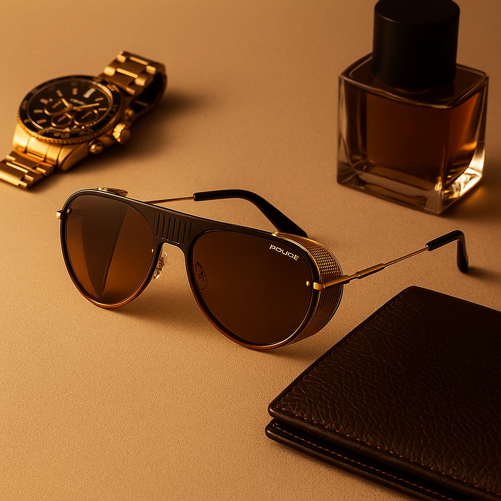 Aurum Aviators: Luxe Gold Sunglasses
