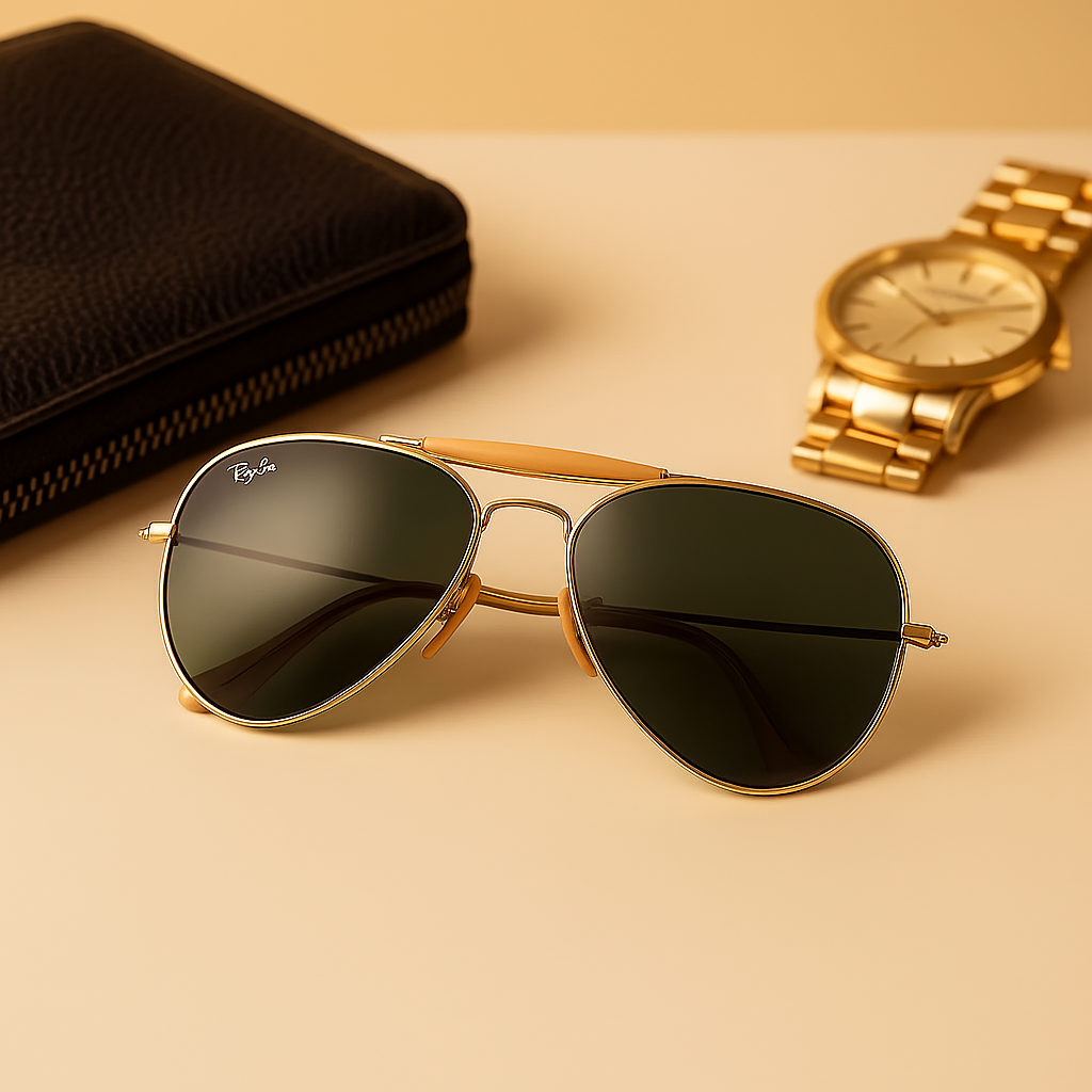 Ray Ban Golden Glamour Shades