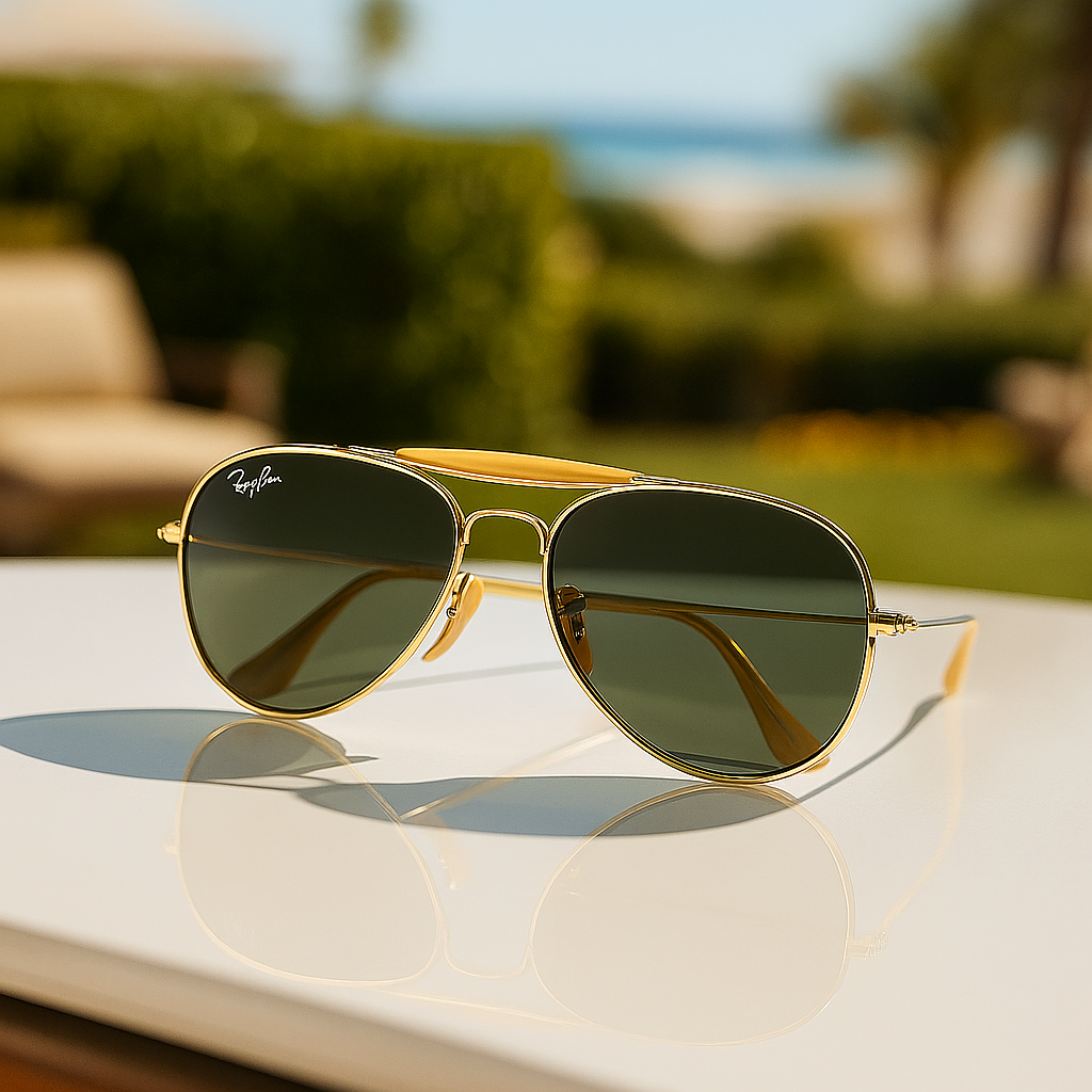 Ray Ban Golden Glamour Shades