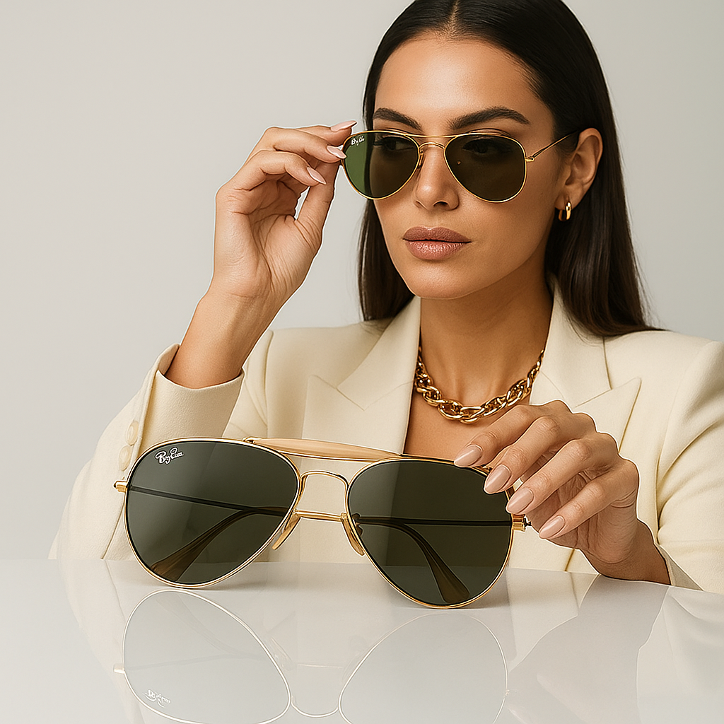 Ray Ban Golden Glamour Shades