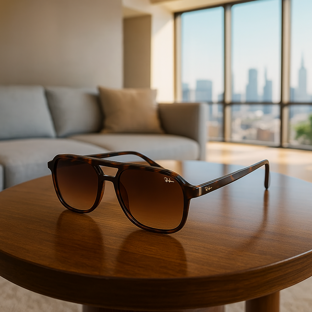 Tortoise Chic Sunglasses - Brown Gradient