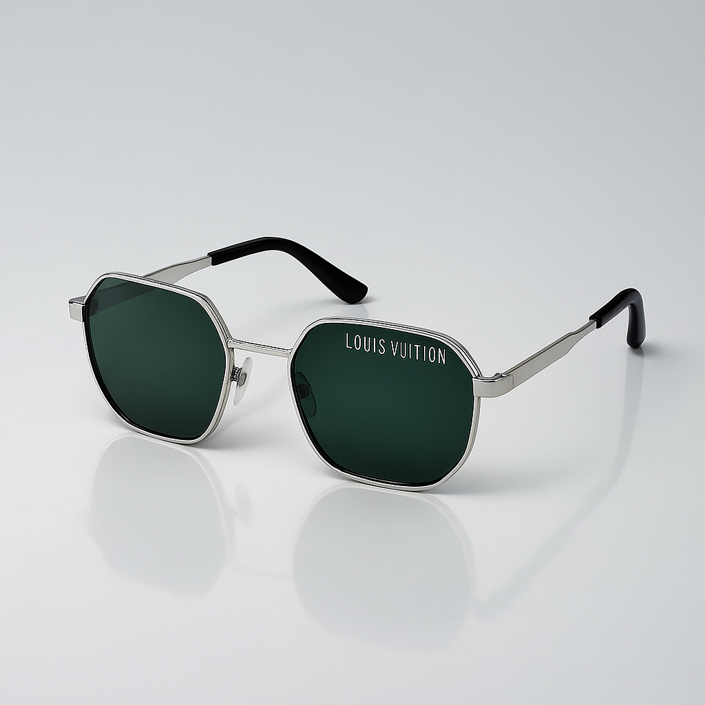 LV Inspired Aviator Chic Sunglasses