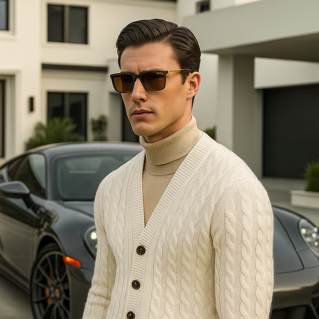 Polo Chic Brown Gradient Sunglasses