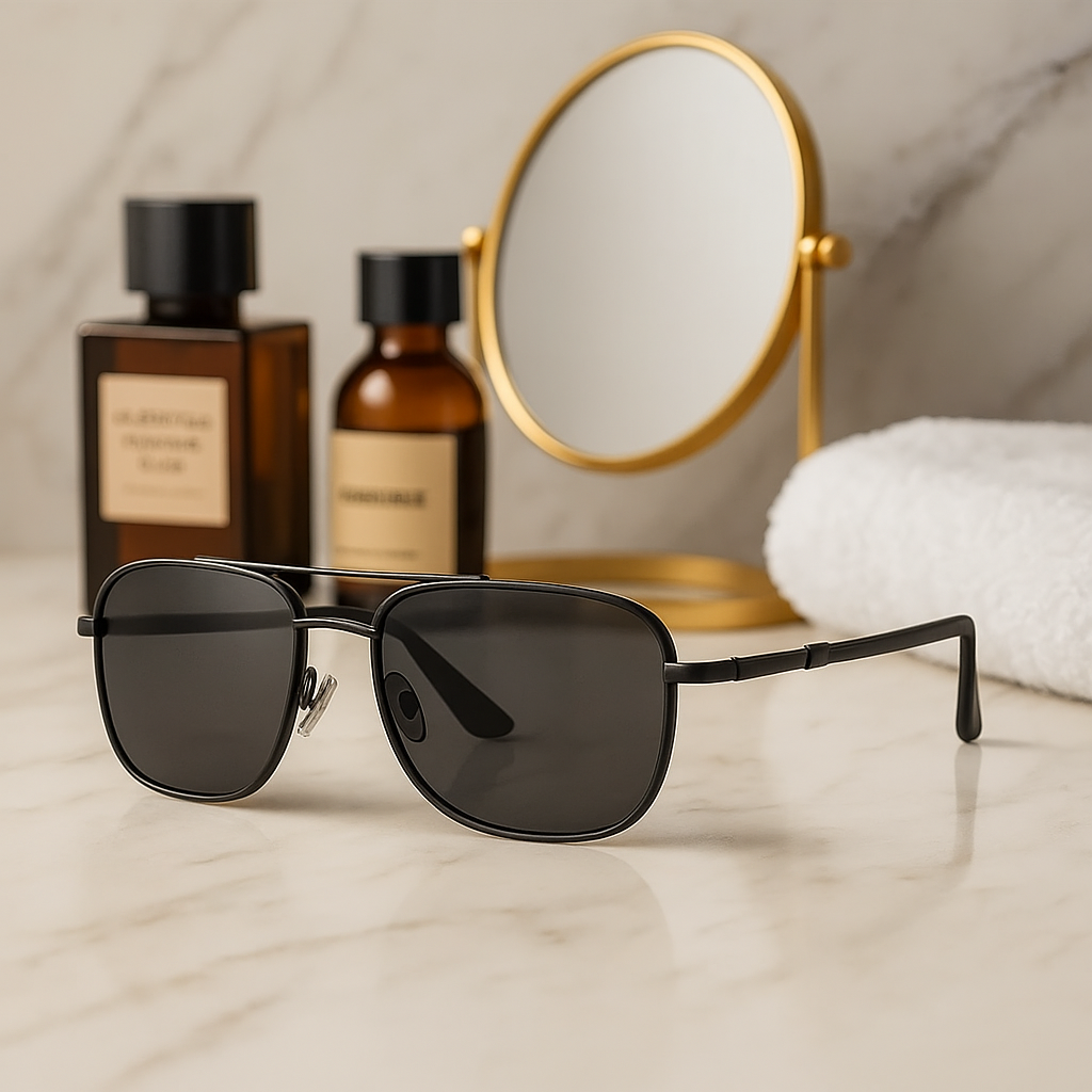 Aviator Shield Sunglasses