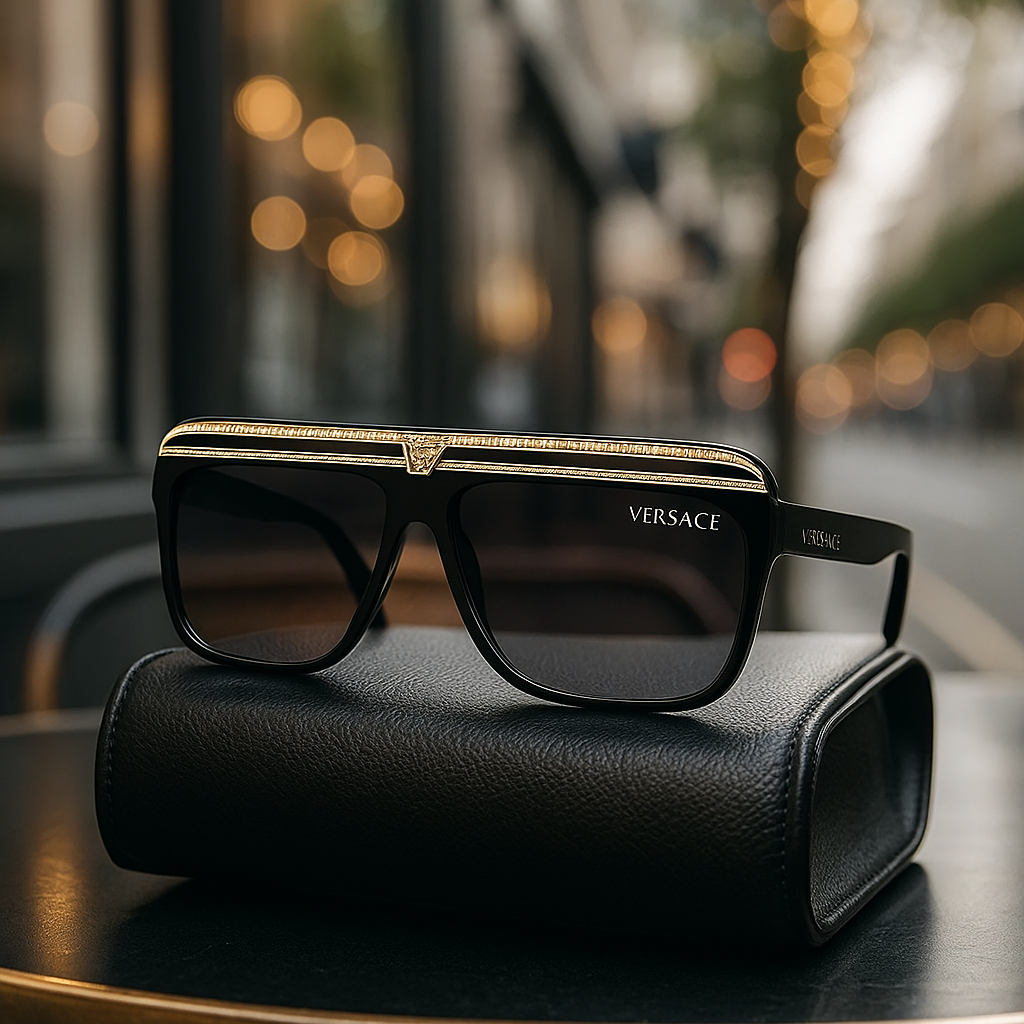 Versace Medusa Regal Shield Sunglasses