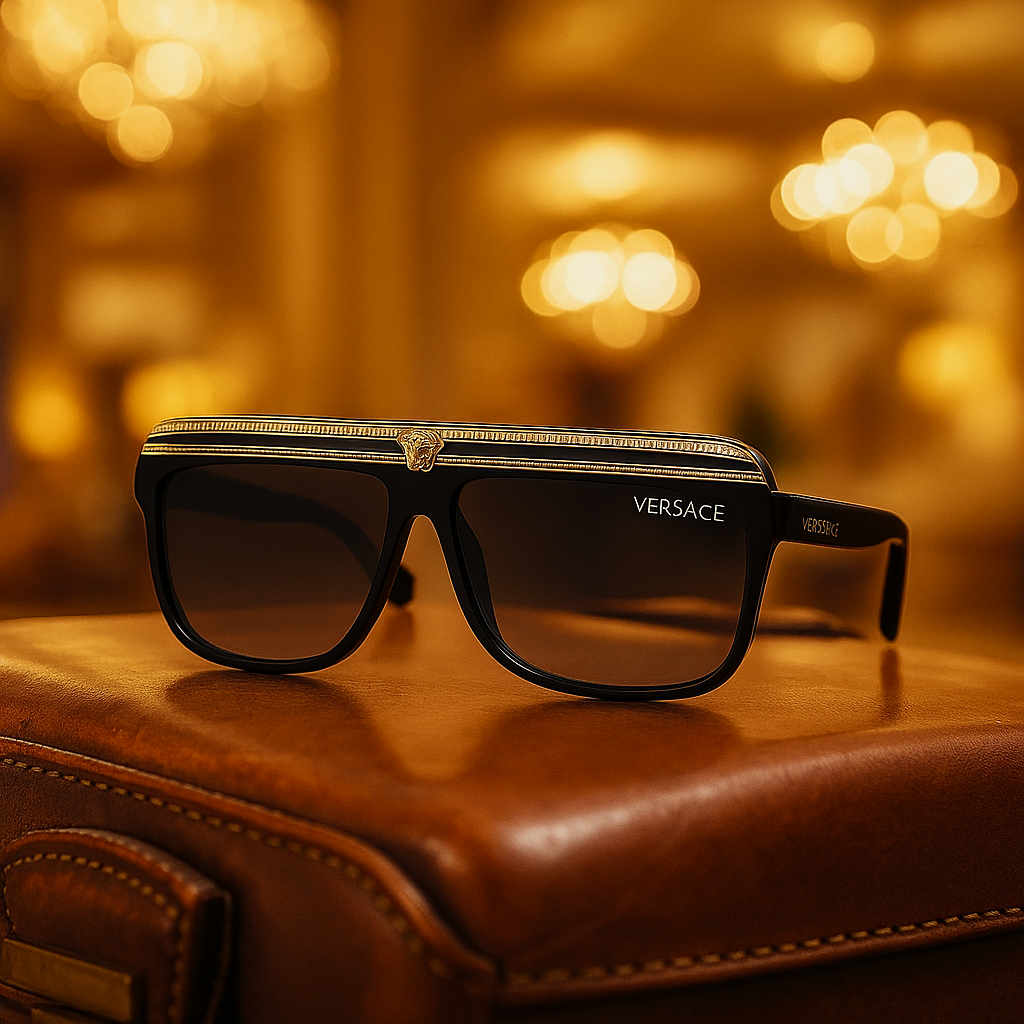 Versace Medusa Regal Shield Sunglasses
