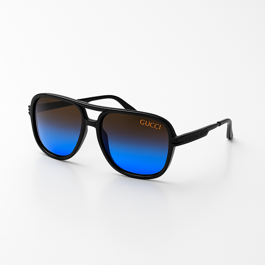 GUCCI Horizon Blue Gradient Aviators