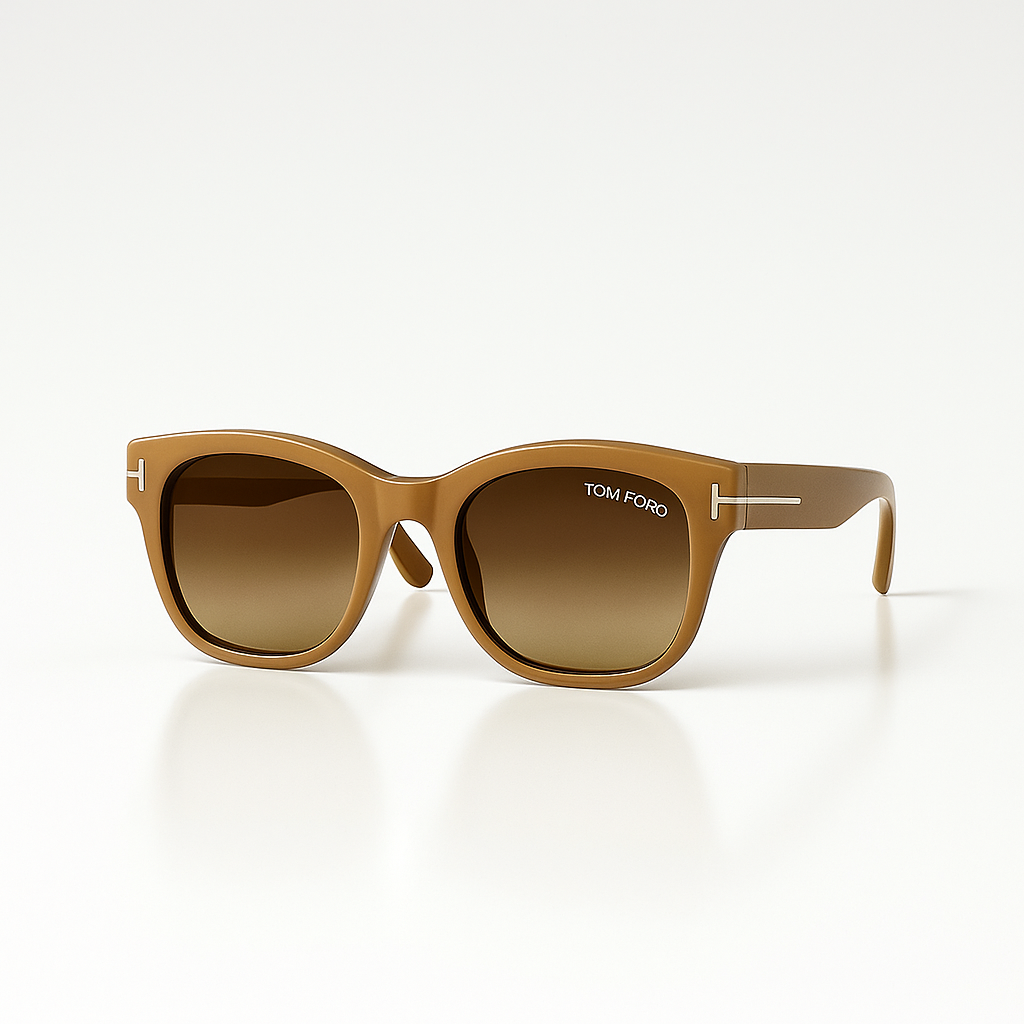 Tom Ford Sierra Acetate Sunglasses – Caramel Brown