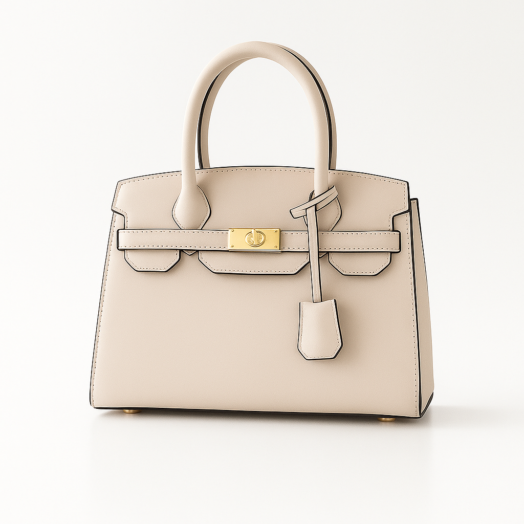 The Luxe Grace Tote - Beige