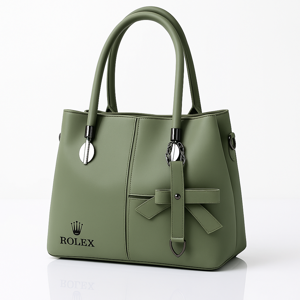 EliteGrace Triple Zip Tote - Olive