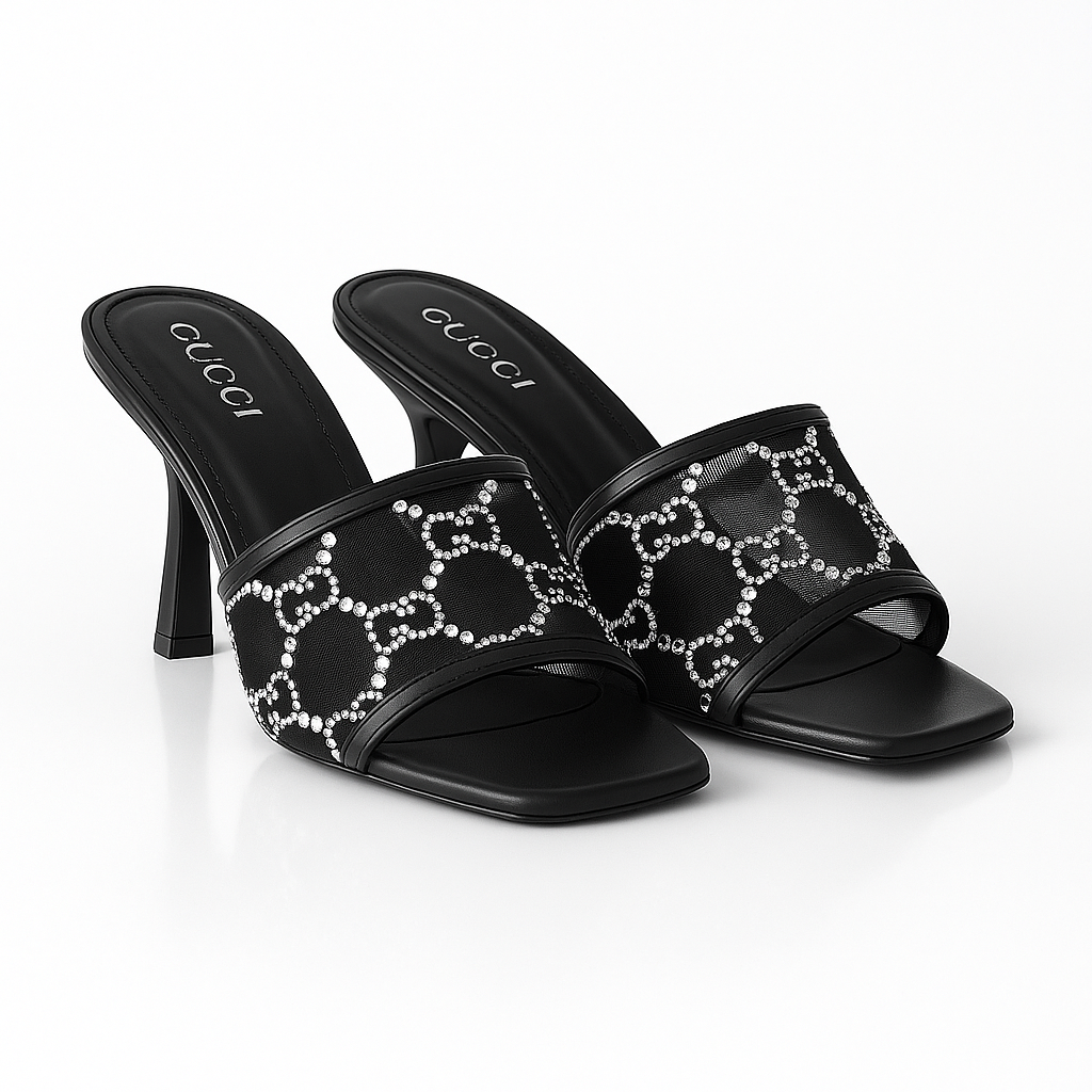 Gucci Elegant Embellished Mules