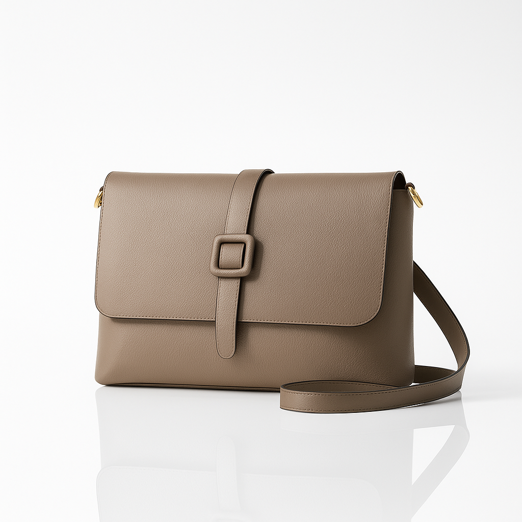 Urban Sleek Shoulder Bag - Brown