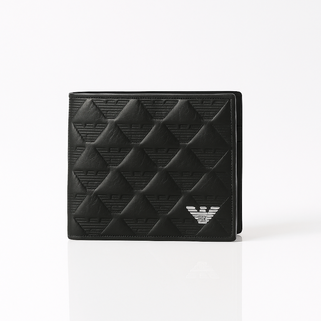 Emporio Armani Black Leather Wallet