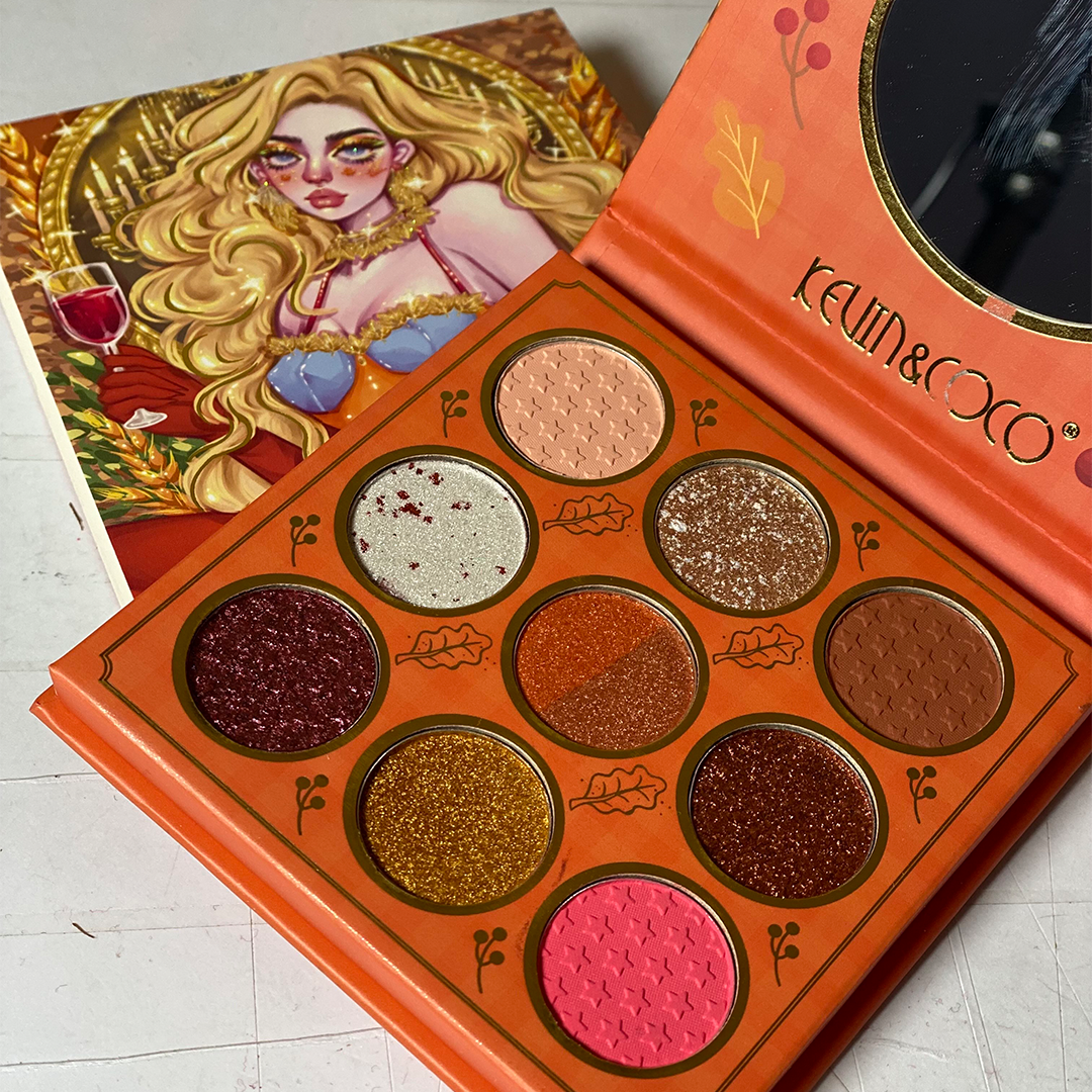 Kevin & Coco 9 Color Face Palate (Orange)