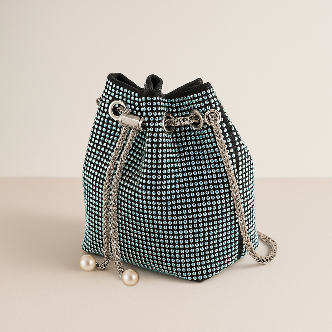 Glam Pearl Luxe Bucket Bag