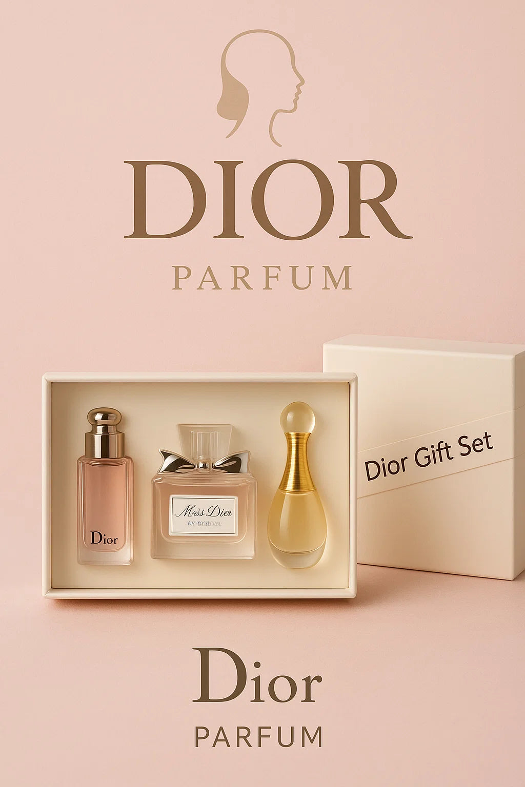 Dior Perfume Set Of 3 Original Quality (Fresh Dubai Import)