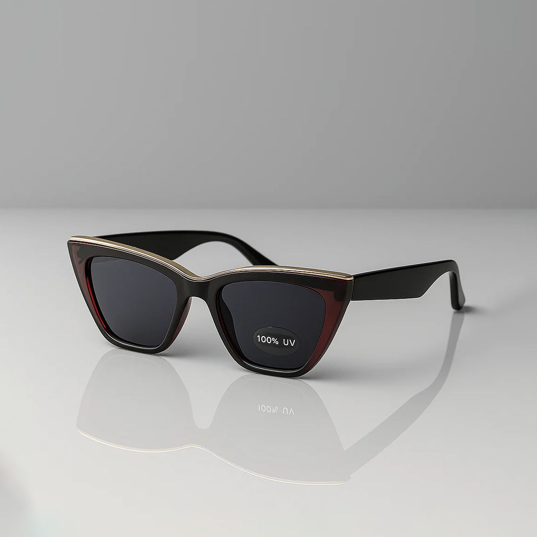 Crimson Noir Shield Sunglasses