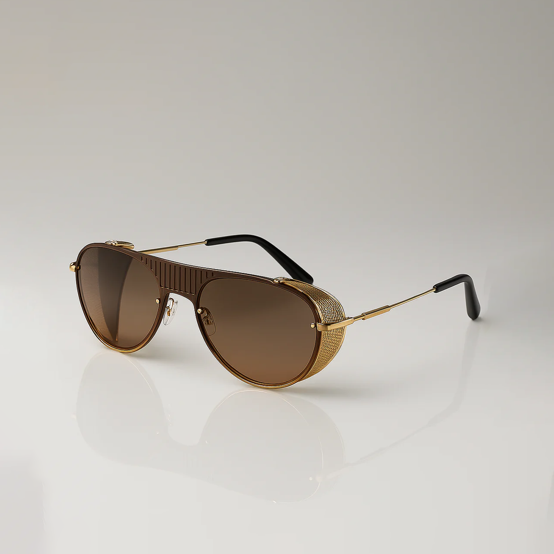 Aurum Aviators: Luxe Gold Sunglasses