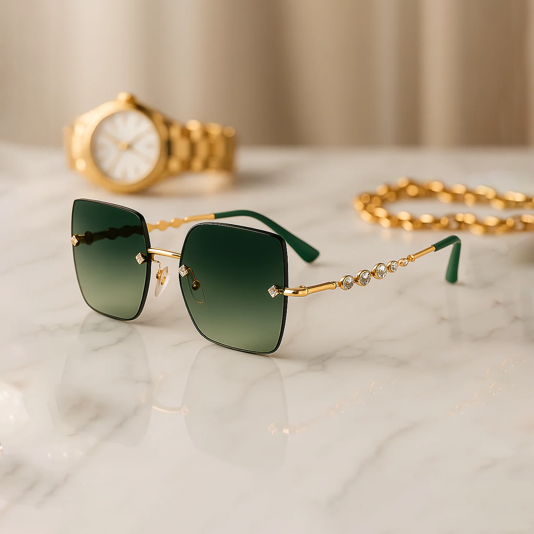 Emerald Luxe Sunglasses