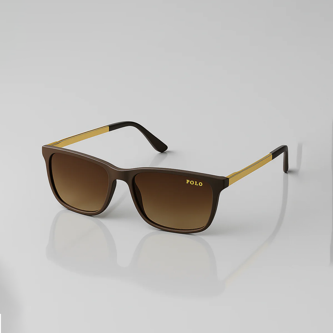 Polo Chic Brown Gradient Sunglasses
