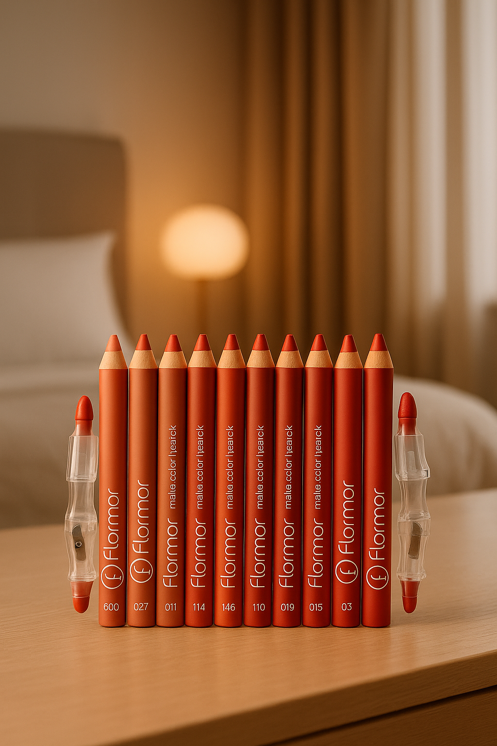 Flormar Matte Lip Pencils (set of 12)