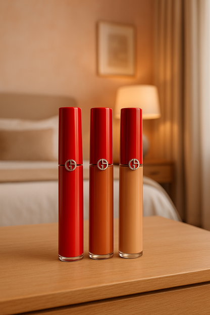 Giorgio Armani Lip Maestro Velvet Liquid Lipstick (Set of 3)