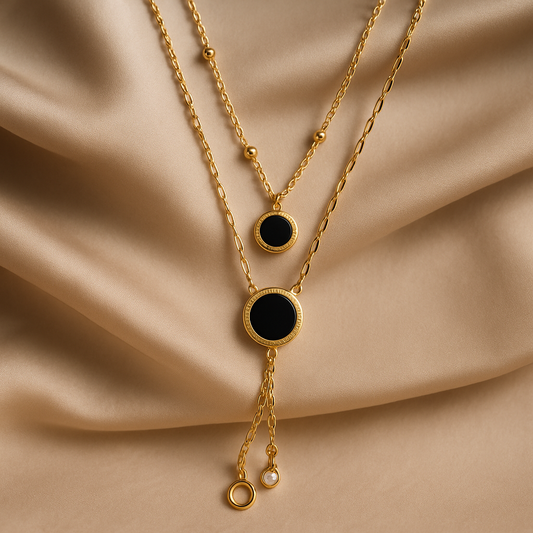 Eclipse Glow Layered Necklace