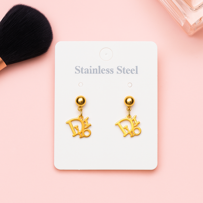 Dior Golden Charm Luxe Earrings